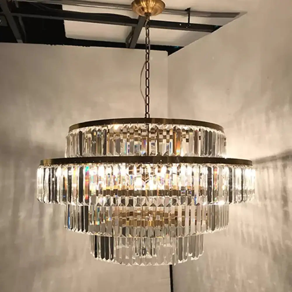 Cascading Brilliance: A Majestic Centerpiece for Your Dining Room - DecorGlobe