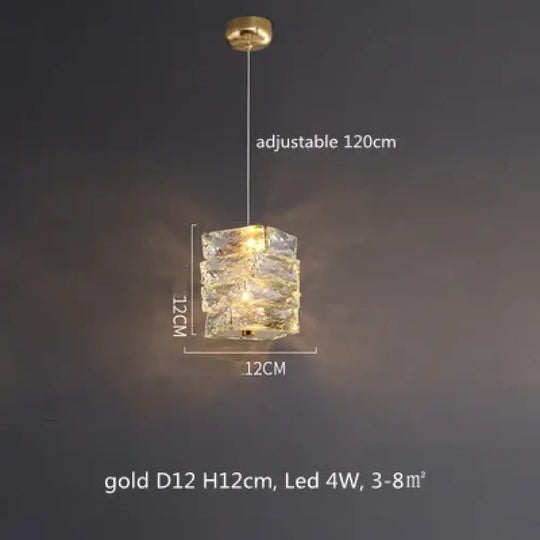 Sophisticated Crystal LED Pendant Lights - Dimmable, Ideal for Living and Dining Rooms - Luxurious Ring Design - DecorGlobe