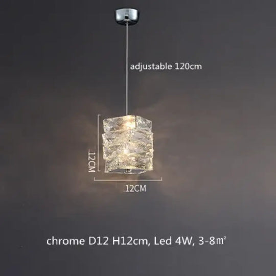 Sophisticated Crystal LED Pendant Lights - Dimmable, Ideal for Living and Dining Rooms - Luxurious Ring Design - DecorGlobe