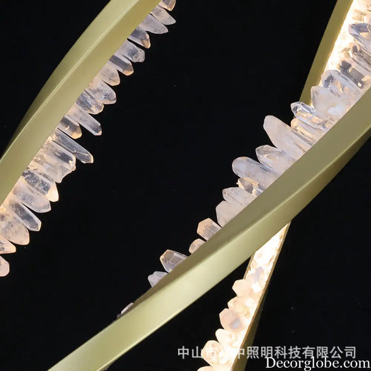 Duplex Staircase Long Crystal Chandelier for Loft &amp; Open-Air Spaces