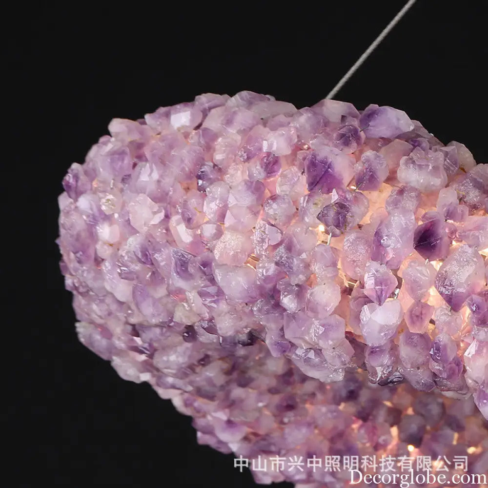 High-End Natural Crystal Chandelier for Living &amp; Bedroom