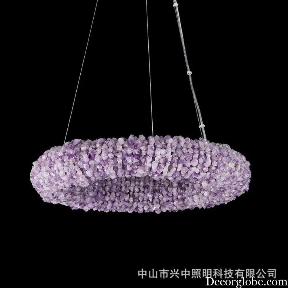 High-End Natural Crystal Chandelier for Living &amp; Bedroom