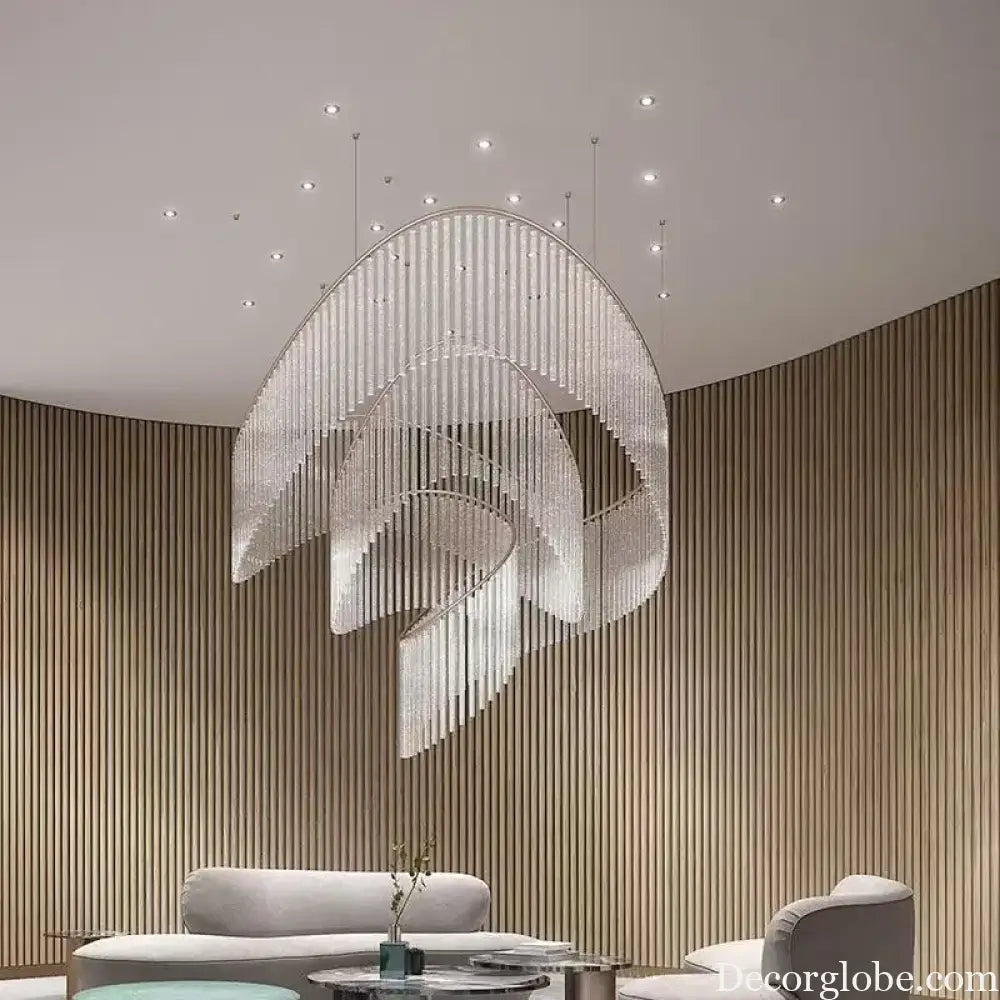 Isabella Custom Build Luxury Glass LED Chandelier Chandelier
