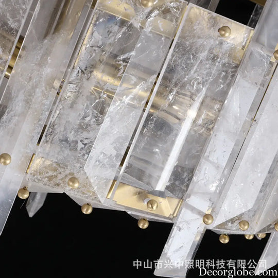 Light Luxury Crystal Chandelier for Living &amp; Dining Room Spaces D60cm
