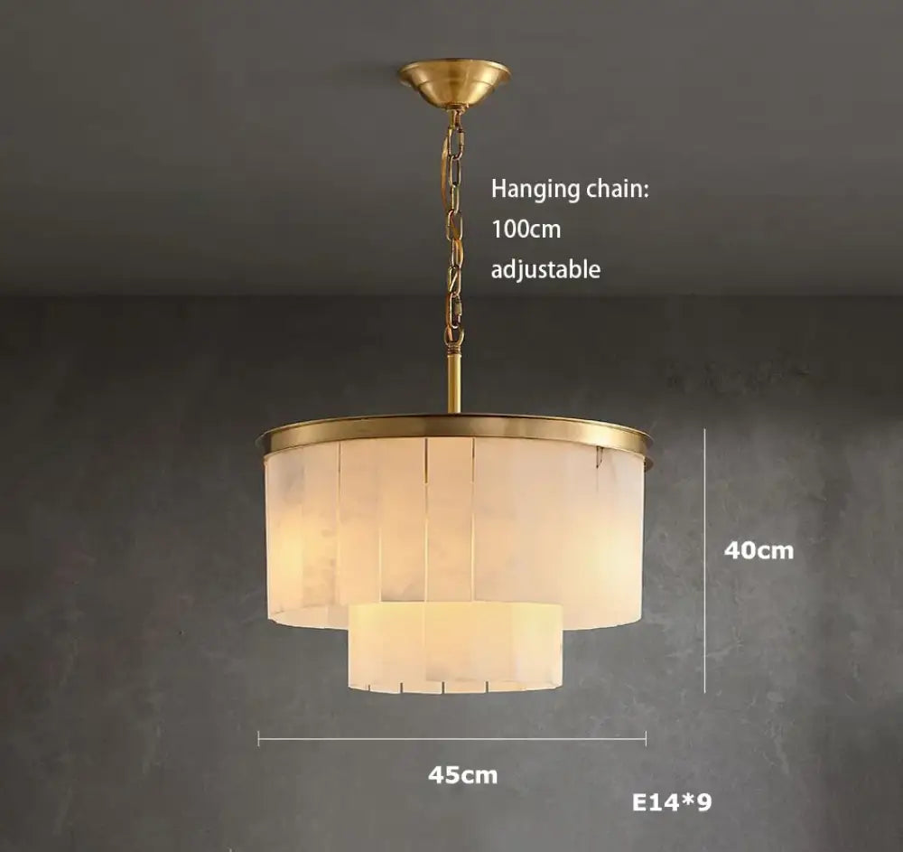 Modern Natural Marble LED Living Room Chandeliers - Elegant Lighting Fixtures for Staircases, Lofts, and Dining Rooms - DecorGlobe