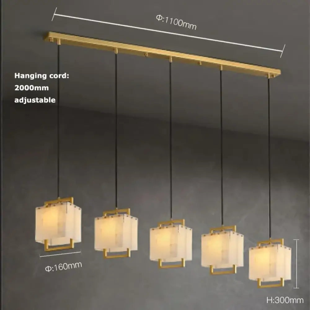 Modern Natural Marble LED Living Room Chandeliers - Elegant Lighting Fixtures for Staircases, Lofts, and Dining Rooms - DecorGlobe