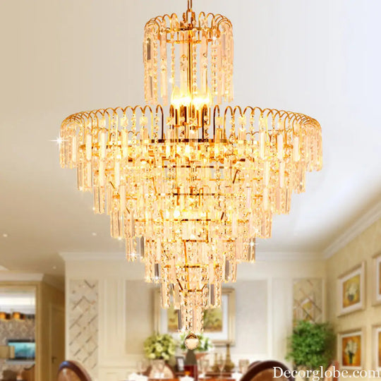 Madilyn Modern Tiered Chandelier: Add Dazzling Elegance to Your Space - DecorGlobe