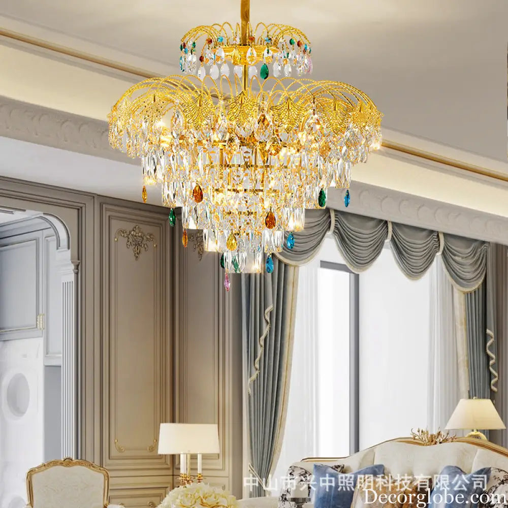 French Crystal Branch Chandelier for Bedroom &amp; Corridor