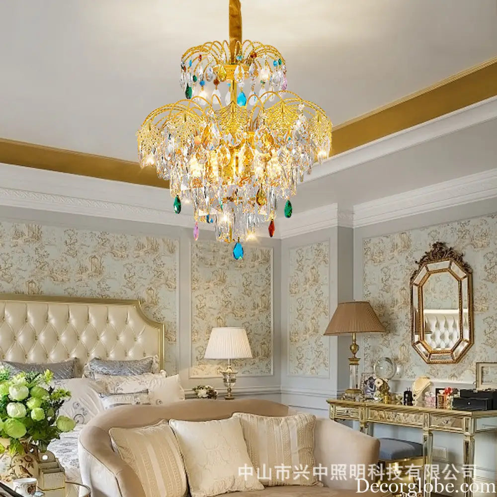 French Crystal Branch Chandelier for Bedroom &amp; Corridor
