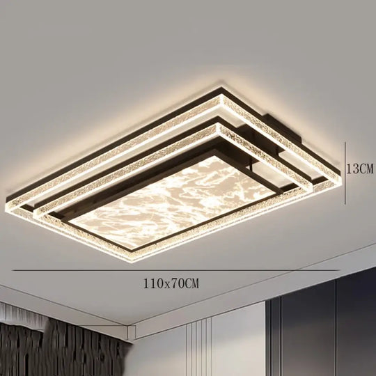 Modern Living Room Led Lights Square Creative LED Ceiling Lamp Bedroom Ceiling Pendant Lamp Indoor Home Dining Room